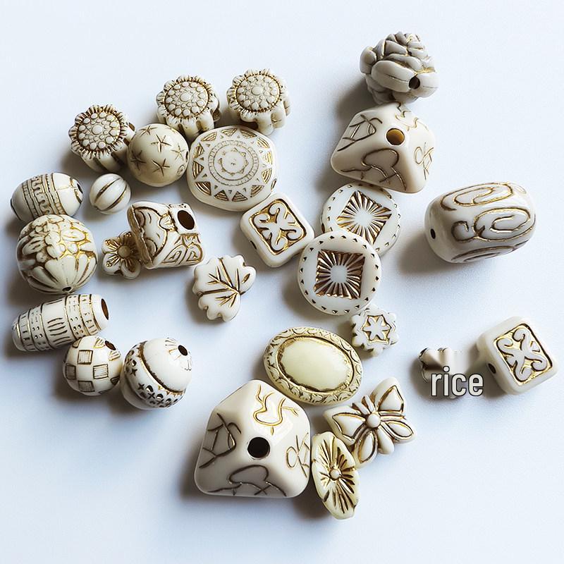 DIY Mixed Color Acrylic Beads for Jewelry Making