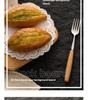 3D Stone Pattern Background Board for Black & White Food Photography - High-Grade Slate Feel