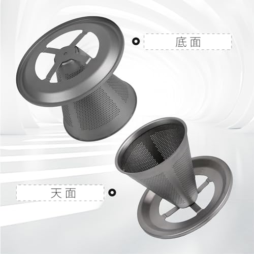 A.S.F. OUTDOOR All-Titanium Coffee Dripper, Double-Layer Filter, Paperless, Metal, Camping, Outdoor