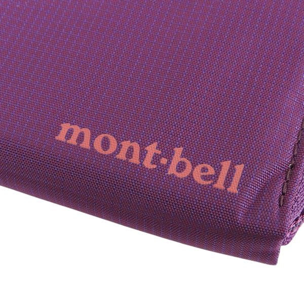 Montbell Men's and Women's Bifold Wallet, Compact Zip Wallet, 1133372 (Purple (PU))