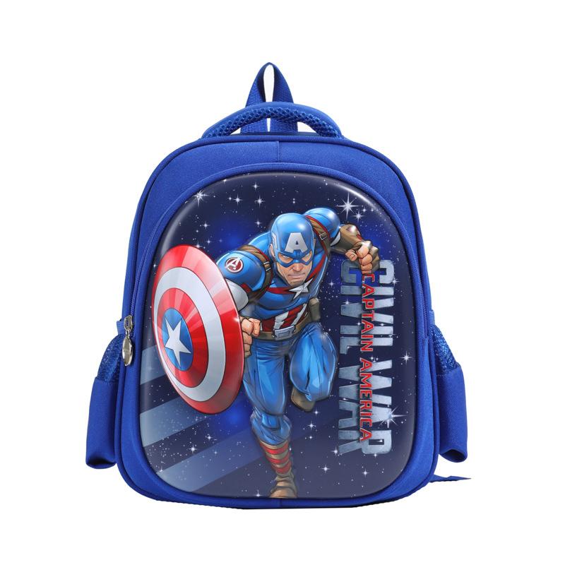 Kindergarten Primary School Students Schoolbag Cartoon Animation Cute Printed Boys And Girls Backpack Large Capacity Children'S Backpack Tide