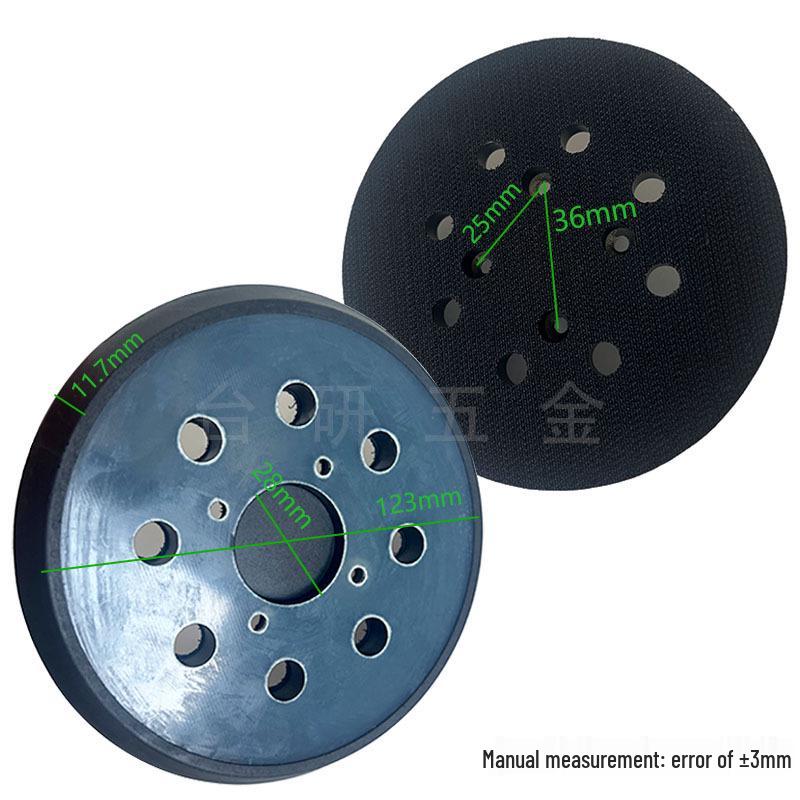 5  Черный полированный 8-отверстий 4-глазковый самоклеящийся шлифовальный диск для полировки автомобиля