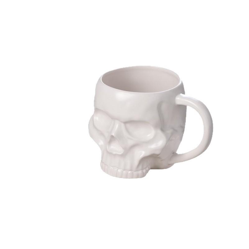 Halloween Skull Ceramic Coffee Mug Creative Office Drinkware Modern Minimalist