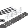 Radiator Fan Mount Zip Ties Clips Electric Transmission Coolers Mounting Tie Strap Universal Fan Mounting Kit Easy Setup