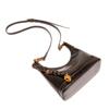 Faux Leather Hobo Bag for Women Fashion Shoulder Bag with Gold Hardware and Tassel Charm Elegant Everyday Handbag