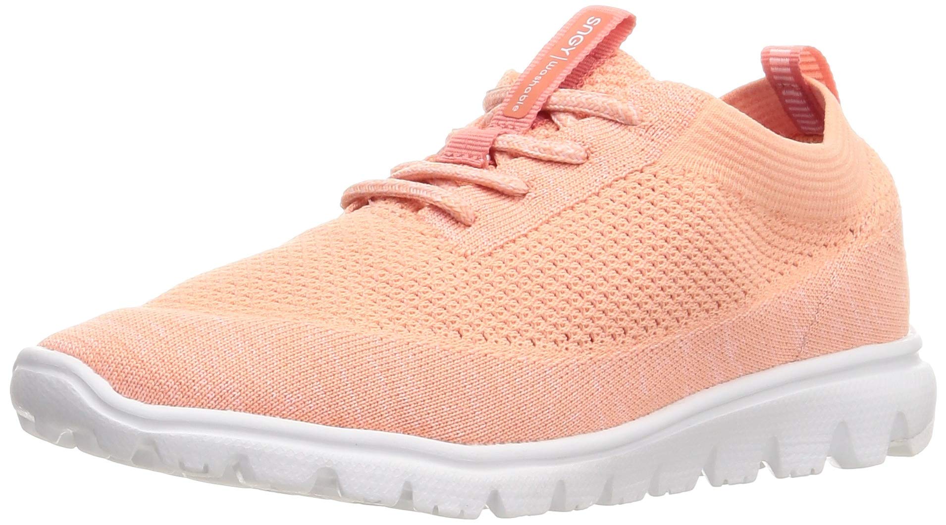 

Moonstar SNGY L12 Lightweight Washable Salmon Size 3E Women s Sneakers, 24.5 cm,