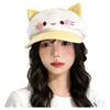 Japanese Style Cat Ears Beret Big Head Cartoon Beret Fashion Octagonal Hat  Female Wear