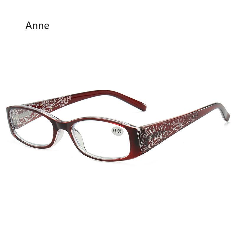Vintage Spring Hinge Square Reading Glasses Women Thicken Arm Vintage Magnifier Presbyopic Diopter Glasses gafas eye glasses