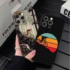 Mountain Bike Bicycle Soft Phone Case for iPhone 16 16E 17 Air 15 Pro Max 14 Plus 13 Mini 11 12 7 Black Cover Back Shell
