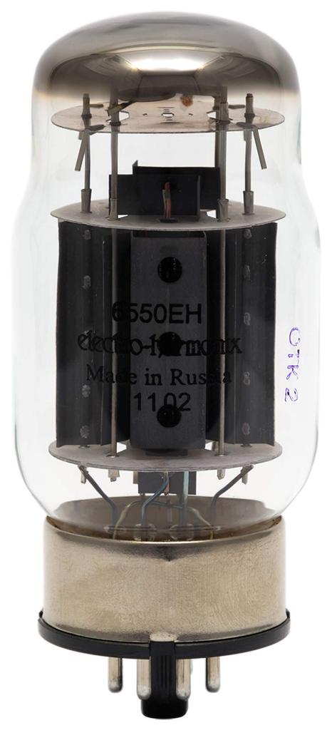 ELECTRO-HARMONIX 6550EH/MP Matched Two-Piece ST Indirectly Heated Beam Tube TEH6550/MP