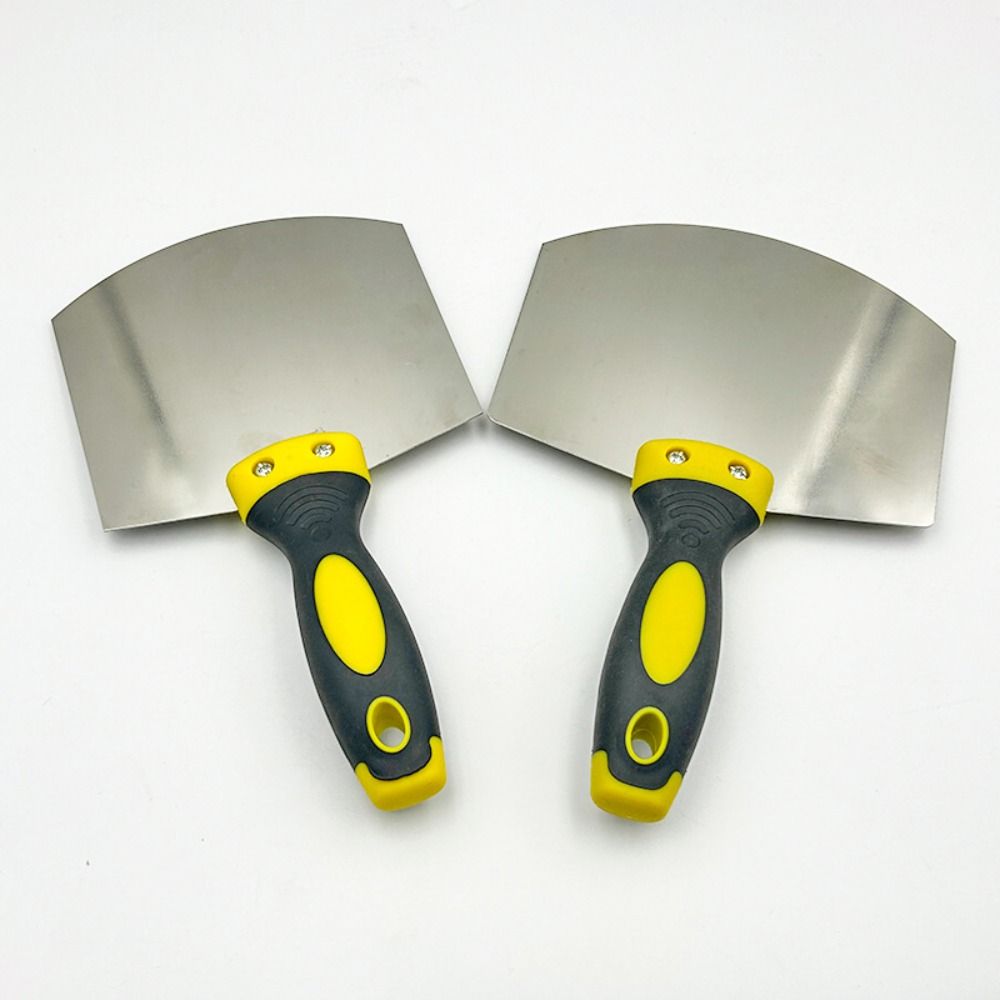 Arc Ash Shovel Stainless Steel Plaster Trowel Paint Feed Filling Scraper  Construction Worker