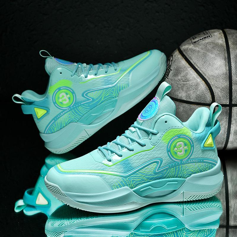 New Basketball Shoes Men's Guochao Graffiti Warbler Duck Youth Student Competition Actual Sports Training Shoes 2025