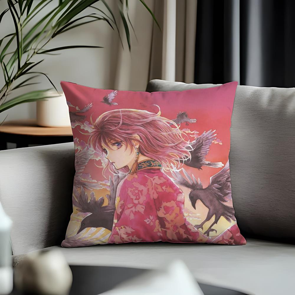 Fashion YYona Of The Dawner Cushion Cover Antidustmite Pillowcase Invisible Zipper Silky Short Plush Sofa Cushion Cover 30X30cm