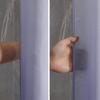 Gradual Change Digital Printing Shower Curtain, Waterproof Bathroom Curtain, Polyester Thickened Shower Cover Bathroom Curtain