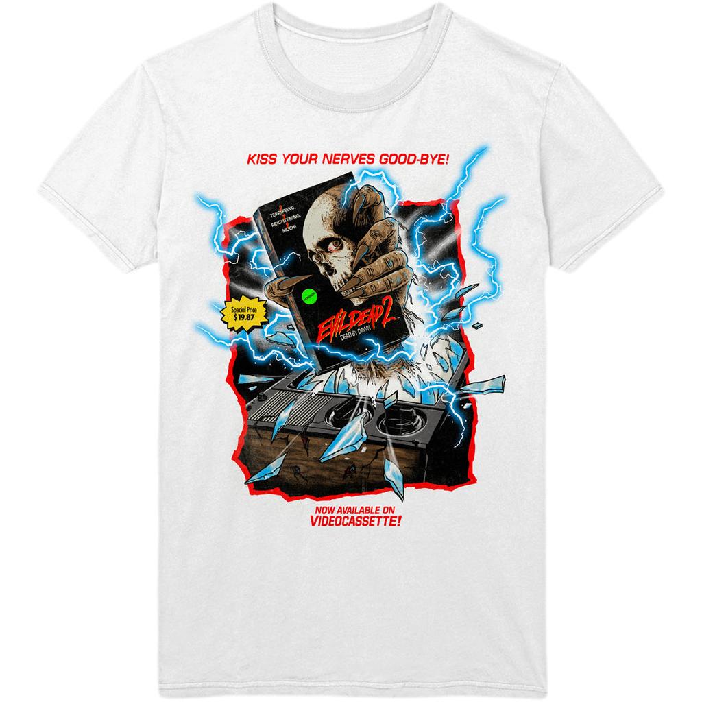 Evil Dead Burn Jede Familie Hat Ihre Dämonen Horrorfilm Poster T-Shirt Baumwolle Grafik T-Shirt Unisex Unisex Sommer Streetwear