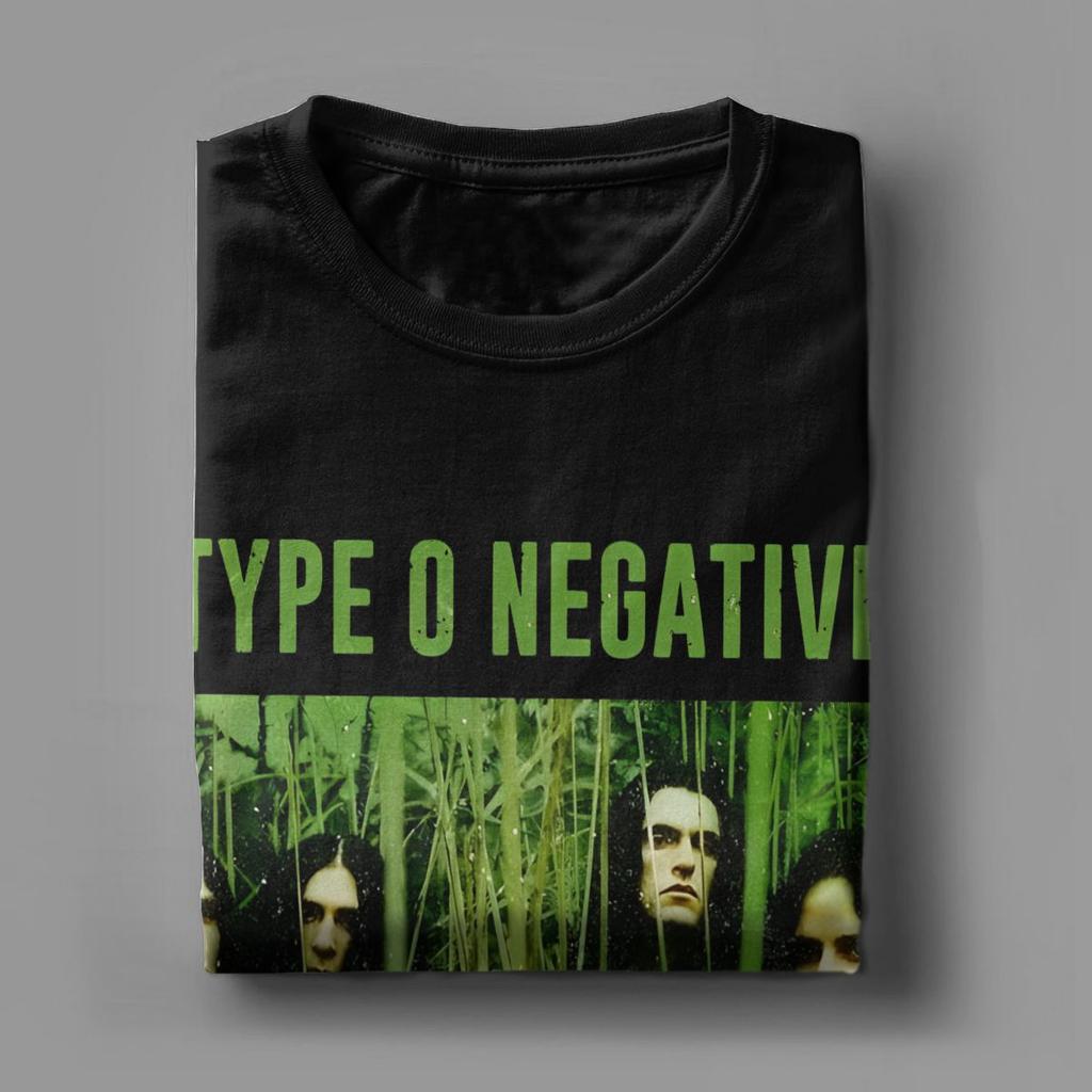 Type O Negative Men T Shirt Novelty Tees Short Sleeve Crew Neck T-Shirts 100% Cotton 4XL 5XL 6XL Tops