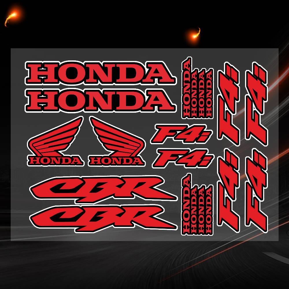 S-honda-f4i-a Japanese Motorcycle Sticker Suitable for Motorcycle Body Reflective Car Sticker Helmet Decal ZV3
