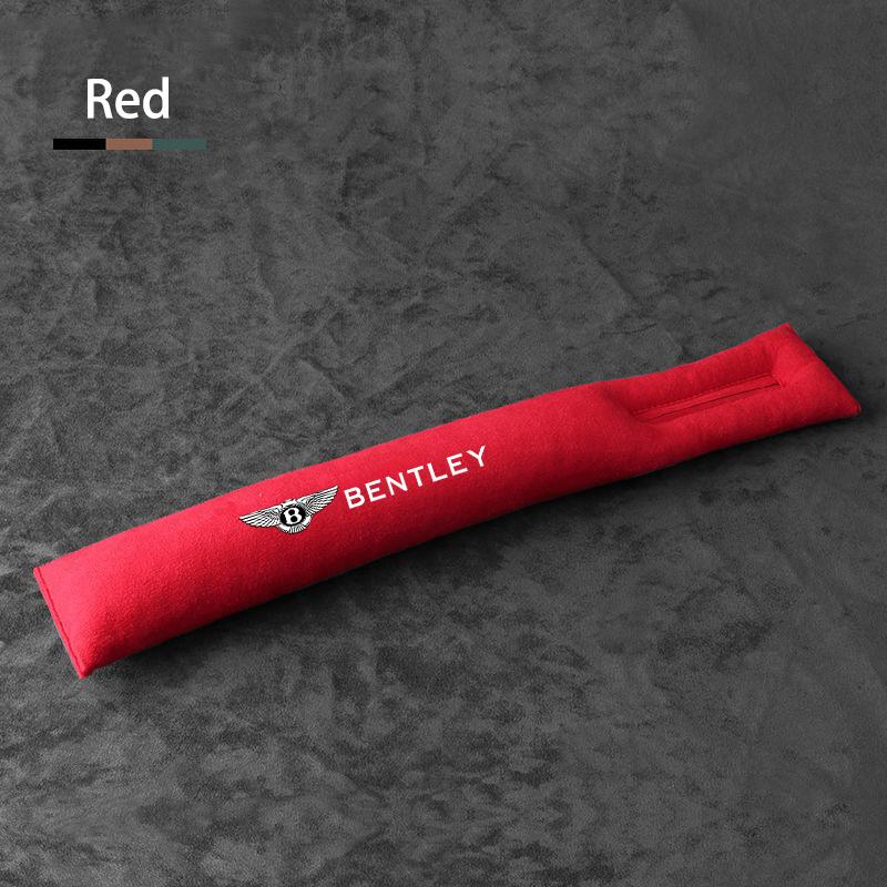 Suede Cotton Car Seat Gap Filling Side Seam Plugs Leak-proof Strips For New Bentley Flying Spur Continental GT Bentayga Mulsanne