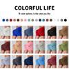 Women's High Waist Peach Butt Yoga Shorts with Pocket - Quick-Dry, High Elastic Fitness Running Pants