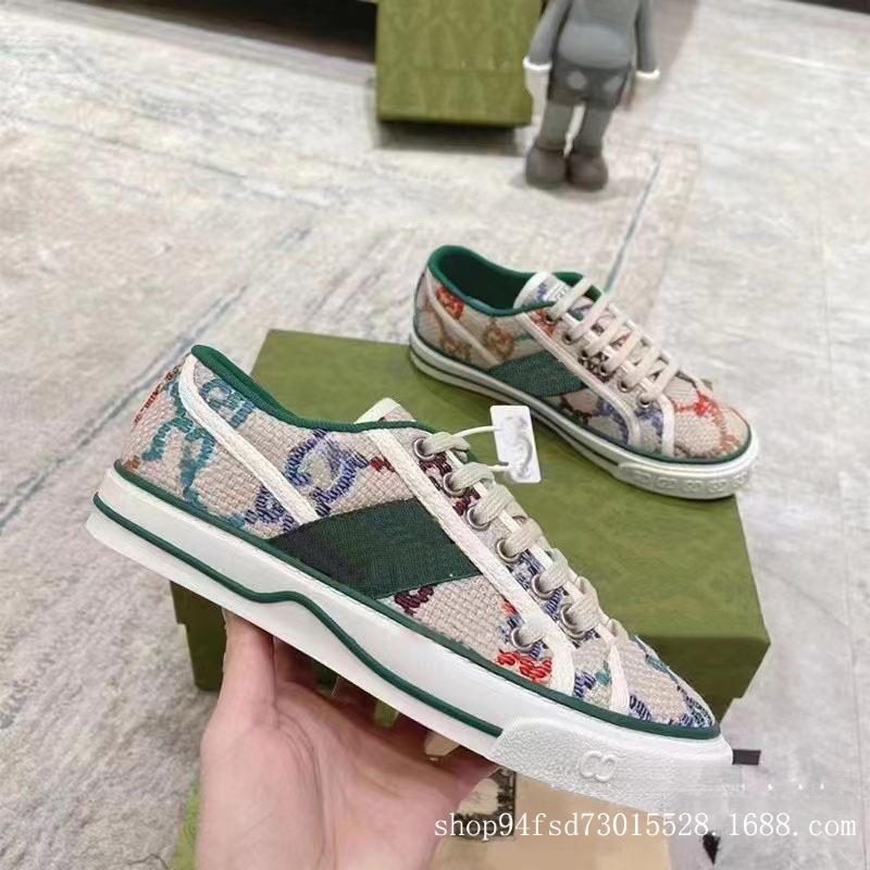 

20 retro old flower embroidery lace-up heightening low-top casual board shoes platform canvas shoes women 45