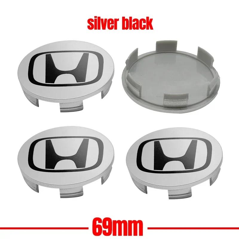 4pcs/set Car Styling Wheel Center Cap Hub Covers Badge Accessories For Honda Civic Fit Jazz Accord Pilot CRV Passport City XRV