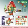7.5Cm Colored Window Magnetic Piece Building Block Christmas Gift Diy Puzzle Three-Dimensional Puzzle Children'S Educational Toys