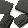Matte soft leather short ultra-thin leather wallet, simple multi slot wallet, foldable all-in-one ultra-thin wallet, card bag