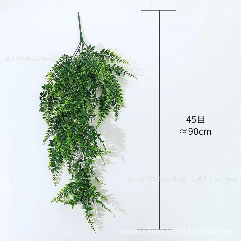 

Artificial Boston Fern Hanging Vines UV Protected Plastic for Home Wall Decor Wedding Party Farmhouse Garden Patio Porch