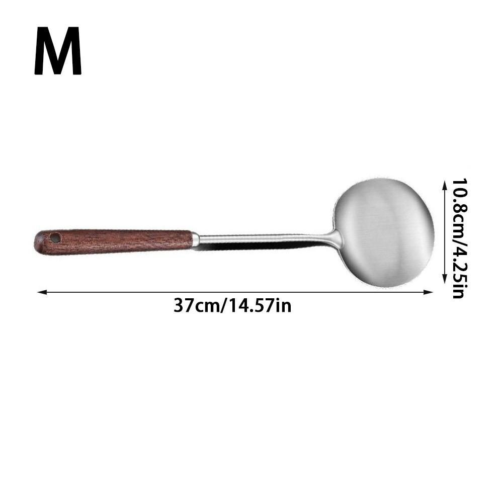 Mushroom Shape Kitchen Stir Fry Spoon Wood Handle Cooking Spoon New Cooking Spatula  Kitchen Tools