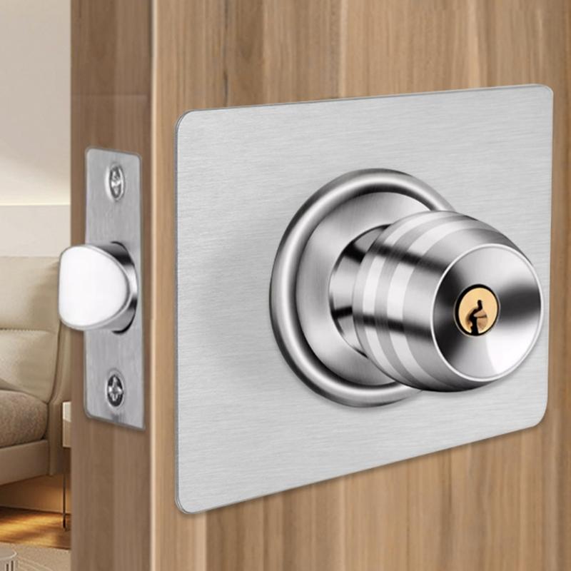 2 ks Nerezová ocel Opravná deska zámku dveří Zesilovací deska dveří Kryt pro upevnění kliky dveří Výplň Opravná zadní deska