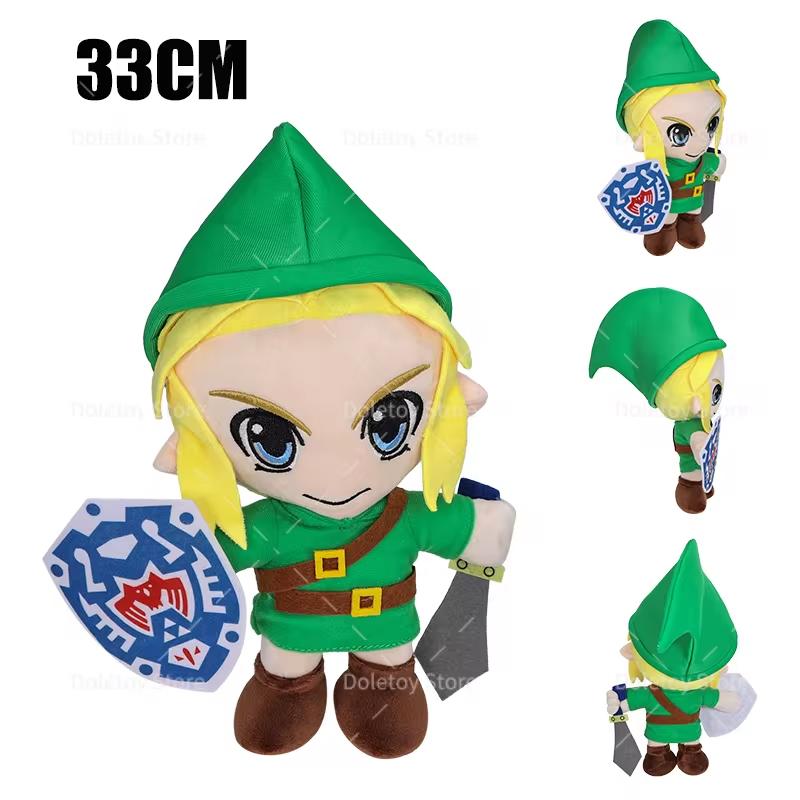 Zelda Breath of the Wild Plush Toys Link Bokoblin Korok Princess Zelda Sand Seal Pillow Soft Stuffed Animal Kids Gift