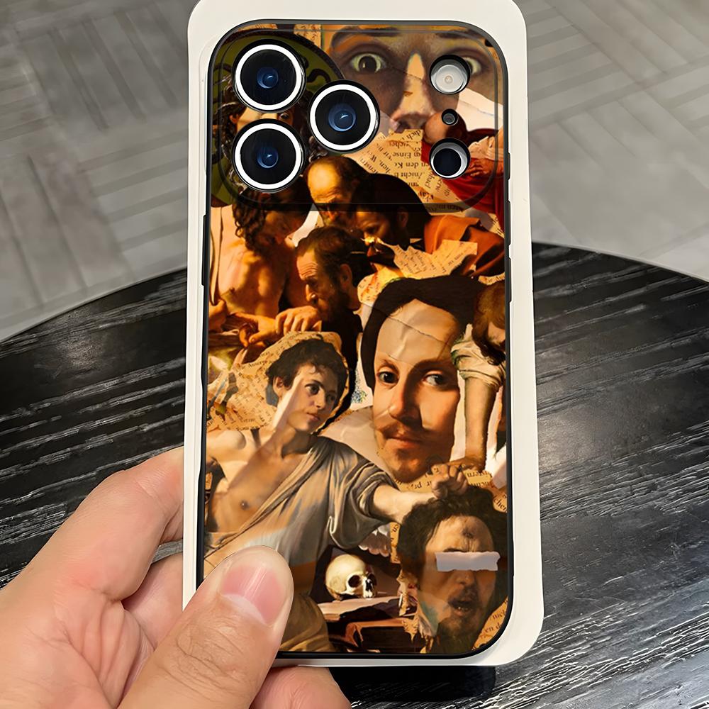 Caravaggio Paintings Phone Case For IPhone 17 Pro Max 16 15 14 Pro Max 13 11 X Xs Xr 8 7Plus Silicone Cover