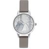 [OLIVIA BURTON] Olivia Burton Women's Watch Vegan London Clay & Silver Snow Globe OB16SG10 [Parallel Import]