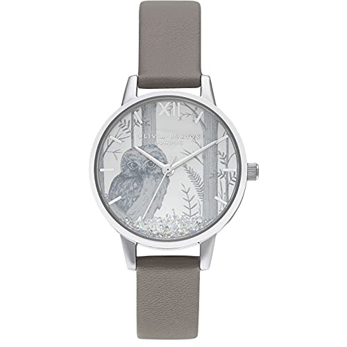 

[OLIVIA BURTON] Женские часы Olivia Burton Веганские London Clay & Silver Snow Globe OB16SG10 [Параллельный импорт]