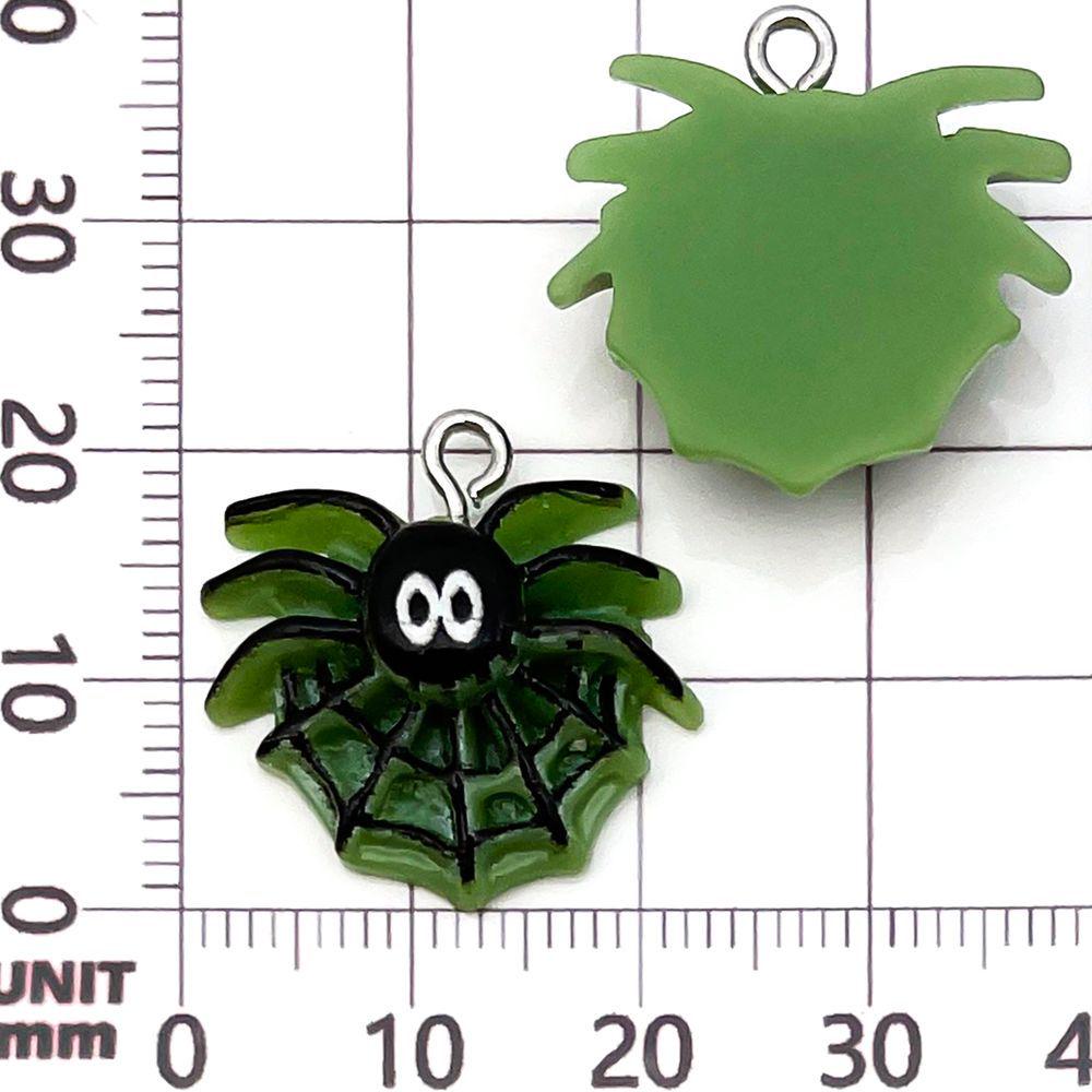 24 Styles Halloween Resin Pumpkin & Ghost Pendant Charms for DIY Jewelry