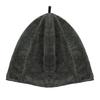[LEVANA] Sauna Hat Microfiber Large Size Sauna High Absorbency Double-Layer Construction Prevents Hair Damage (Dark Gray)