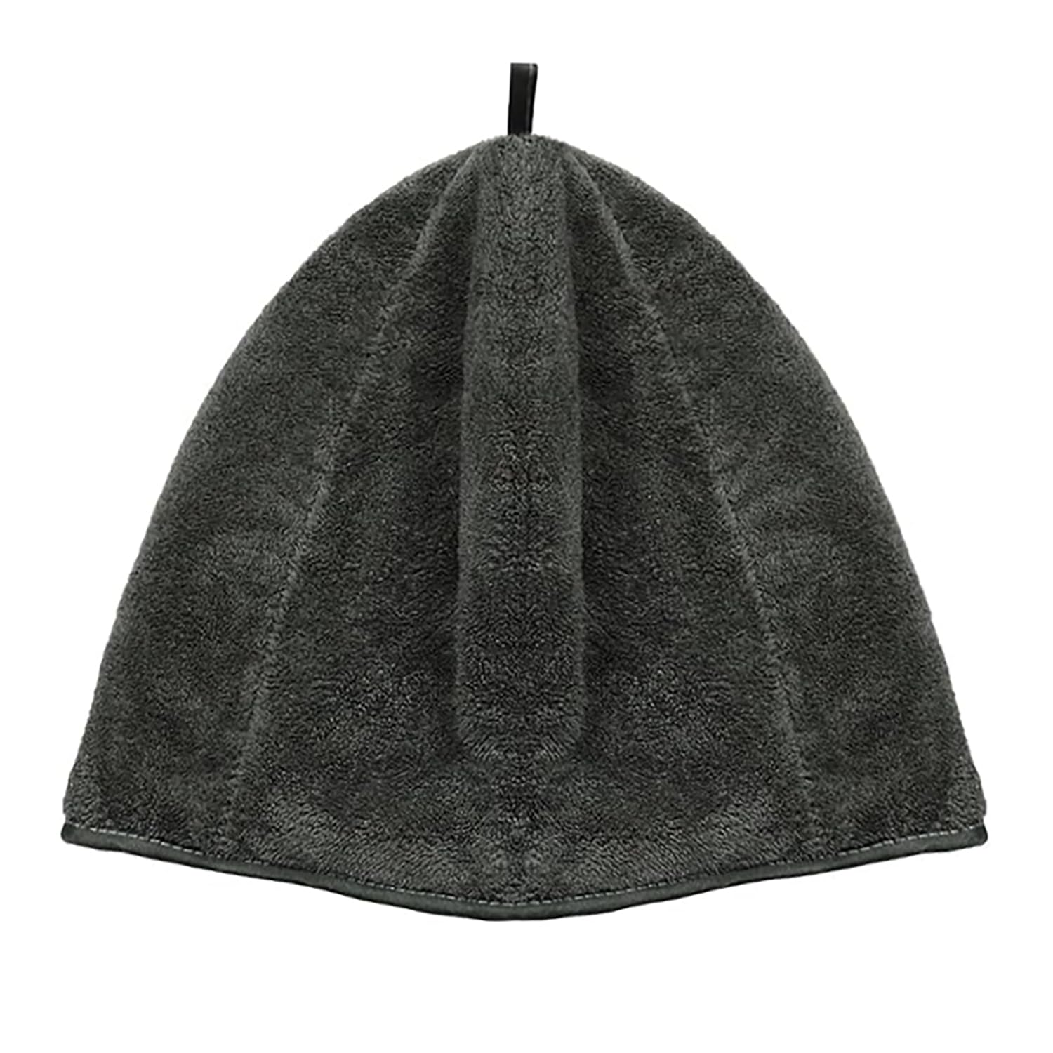 [LEVANA] Sauna Hat Microfiber Large Size Sauna High Absorbency Double-Layer Construction Prevents Hair Damage (Dark Gray)