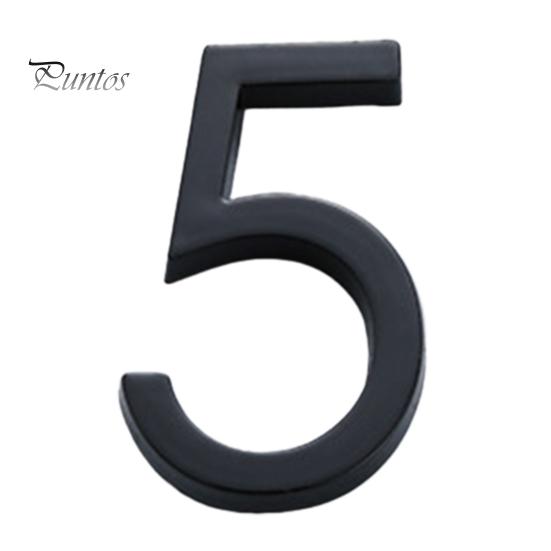 Modern 3D House Numbers Heavy Duty Rust-proof Simple Installation Modern House Address Numbers for Outside Home Front Door
