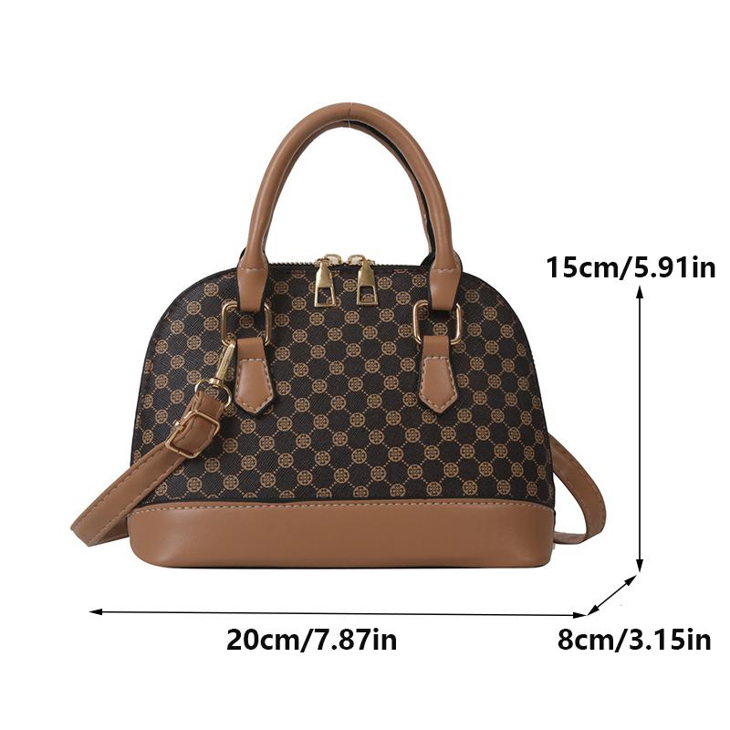 Módní mušlová taška dámská malá se vzorem peněženka a kabelka taška přes rameno crossbody pro ženy pro každodenní použití