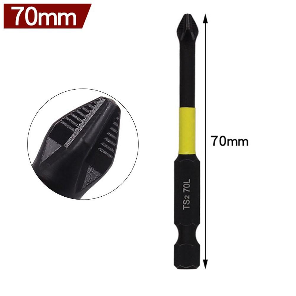 6.35mm Hex Screwdriver Bit Alloy Steel Black Hand Drill