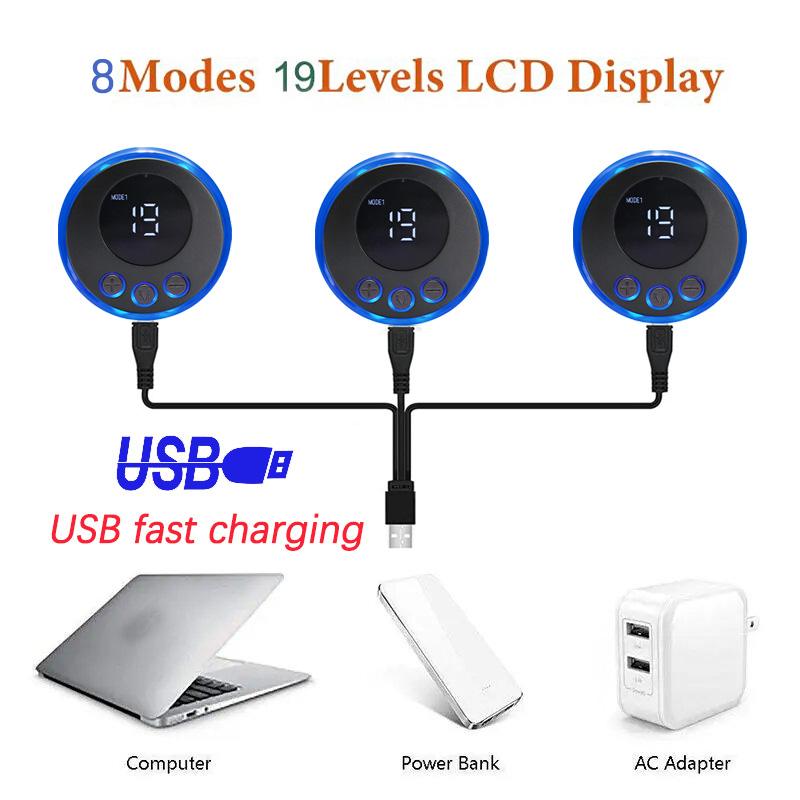 EMS Muskelstimulator, Bauchmuskeltrainer, Muskeltoner, USB-wiederaufladbar, elektrisches Massagegerät für Beine, Arme und Bauch, Gewichtsverlust, Fitness-Workout, Unise