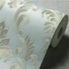 Modern Simple Home Decor European Style Damask Wallpaper Roll for Wall Bedroom Living Room High Quality 3D Non-woven Wall Paper