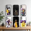 Basketball L-Lebron James 23 Handyhülle Für Samsung S25,S24,S21,S22,S23,S30,Ultra,S20,Plus,Fe,Note,10,9,5G Schwarze Hülle