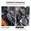For 390 Dk New Motorcycle Accessories Windshield Windscreen Front Wind Deflector Guard Black 390Dk 390 DK 2024