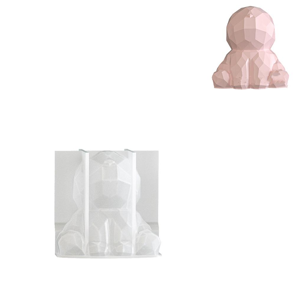 DIY Crafts 3D Rabbit Mold Non-Stick Rabbit Candle Mold Easter Bunny Silicone Mold Gift Creating