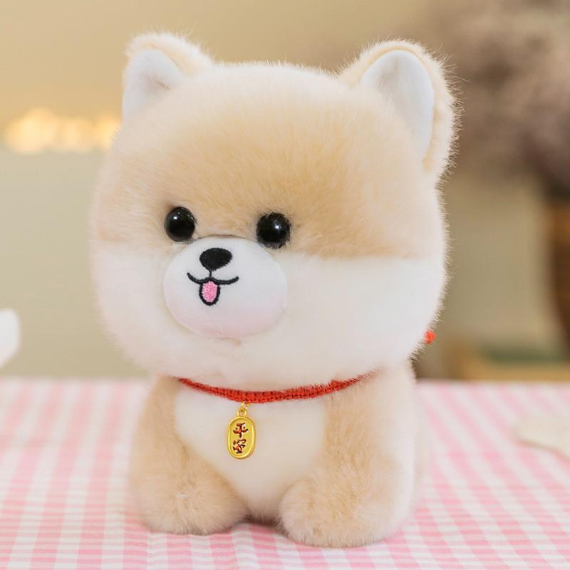 Akita Corgi Japanese Animal Plush Toy Ornament Room Decor For Kids Gift Holiday