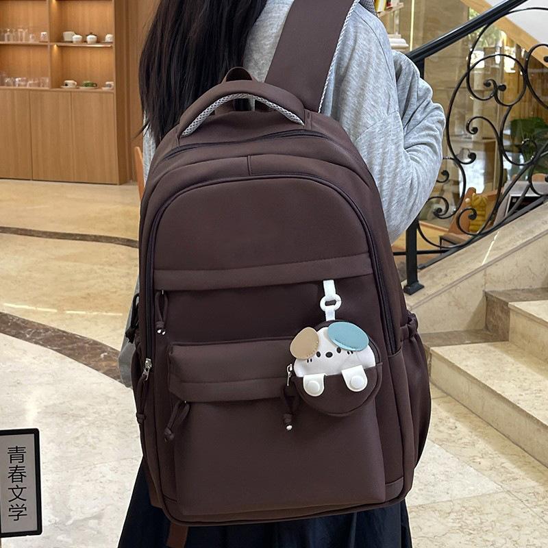 Schultasche für Mädchen, Mittelstufe, Grundschüler, 11 neue Nische, hochwertiger Doppel-Schultergurt, große Kapazität, Rückenschutz