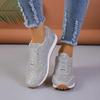 Luxury Women Loafers Causal Shoes Gold Silver Sequin Leather Shoes for Womens Four Season Slip-on Sneakers Women's Flat Shoes