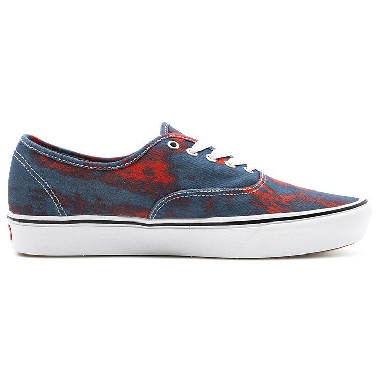 Vans Unisex Comfycush Authentic In Bloom Blue Red VN0A3WM747C