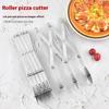 5/7 Rad Pizza Schneider Werkzeug Messer Edelstahl Rund Teigteiler Schneider Verstellbare Rollklinge Backen Küchenzubehör